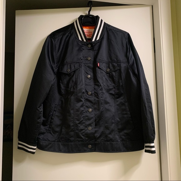 Women’s Levi’s Jacket Navy Blue/Black - Size 1X - Picture 1 of 4